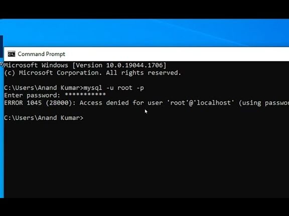 Access Denied for user root localhost using password no エラー:MySQLへのアクセスエラー解決策 9 access denied for user root localhost using password no e382a8e383a9e383bcefbc9amysqle381b8e381aee382a2e382afe382bbe382b9e382a8e383a9e383bce8a7a3e6b1ba