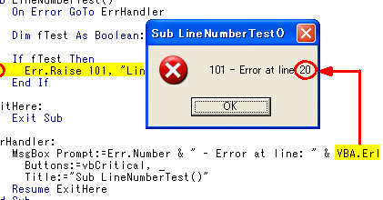 access vba err numberefbc9ae382a8e383a9e383bce795aae58fb7e38292e58f96e5be97