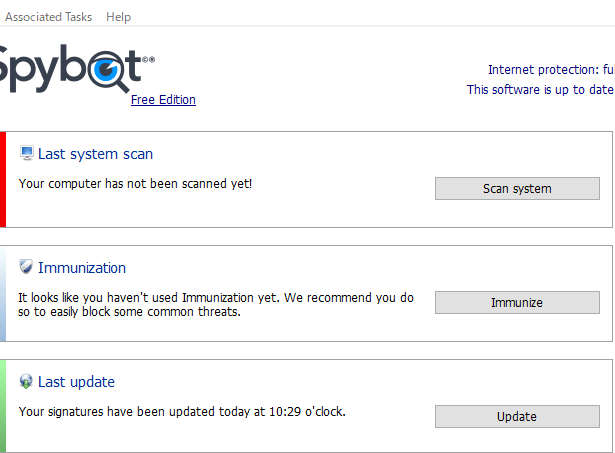 Spybot - Search & Destroyのトレイアクセス設定!リアルタイム保護 1 spybot search destroye381aee38388e383ace382a4e382a2e382afe382bbe382b9e8a8ade5ae9aefbc81e383aae382a2e383abe382bfe382a4e383a0e4bf9de8adb7